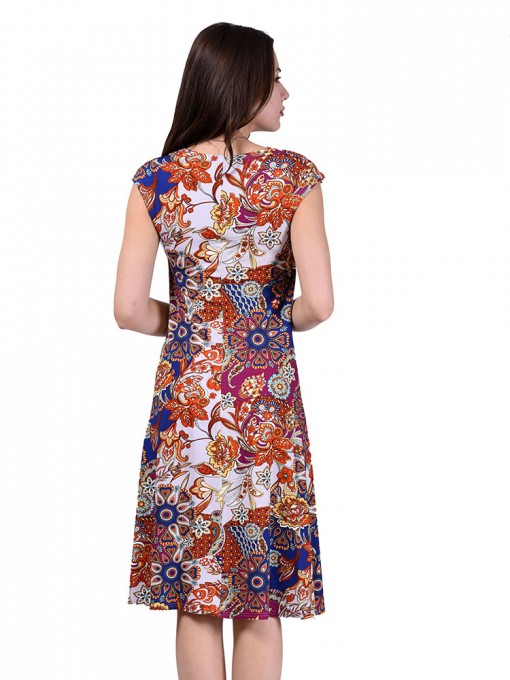 Платье мод. 1413-1 цвет Терракотовый