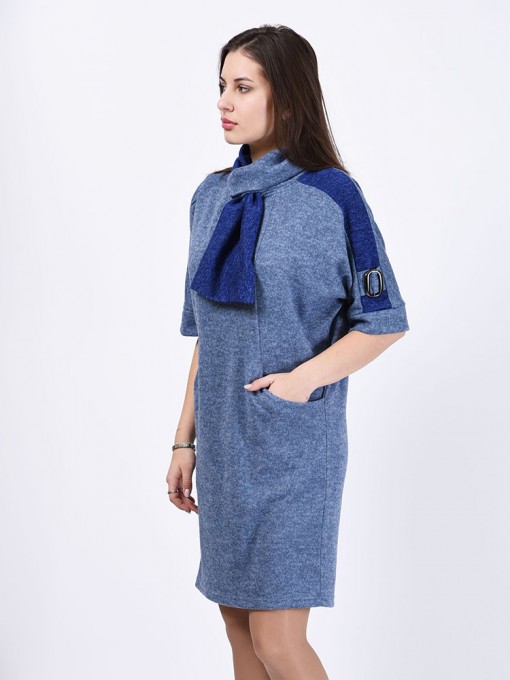 Платье мод. 1445-1 цвет Голубой