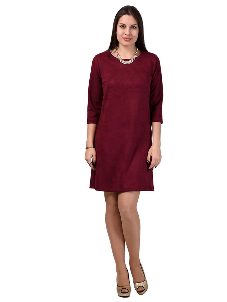 Платье мод. 1454 цвет Бордовый