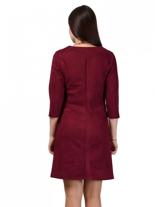 Платье мод. 1454 цвет Бордовый
