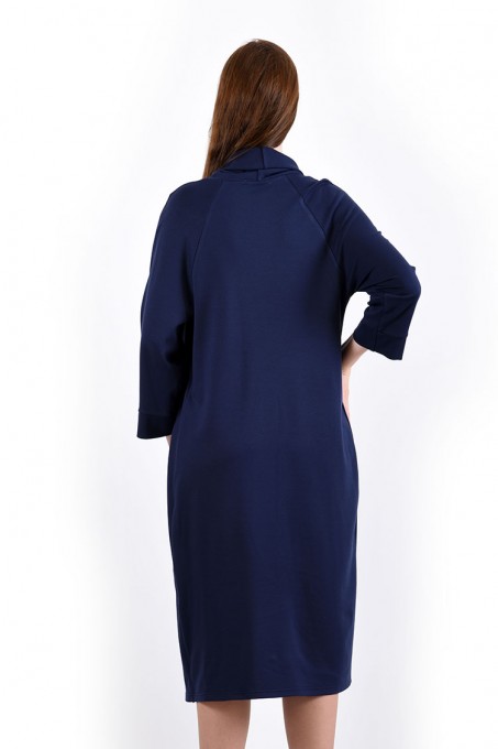 Платье мод. 1486 цвет Темно-синий