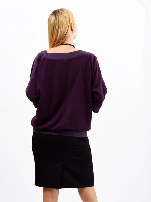Блуза мод. 1523 цвет Фиолетовый