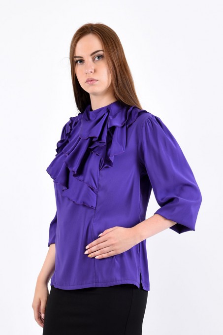 Блуза мод. 1524 цвет Фиолетовый