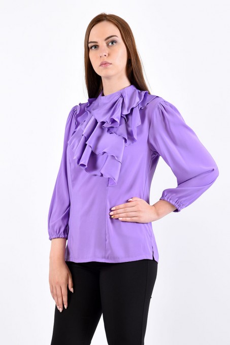 Блуза мод. 1524 цвет Сиреневый