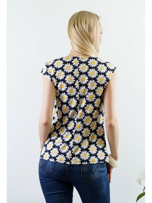 Блуза мод. 1535 цвет Ромашки