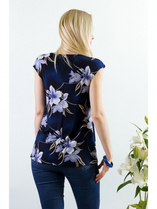 Блуза мод. 1535 цвет Фиолетовый