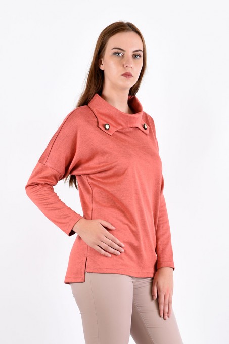 Блуза мод. 1574 цвет Персиковый