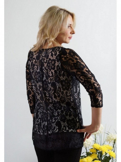 Блуза мод. 1590 цвет Черный