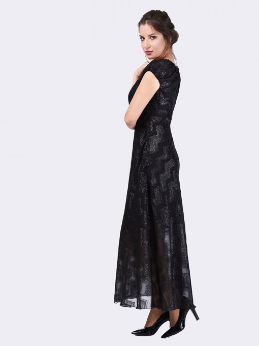 Платье мод. 1677-1 цвет Черный