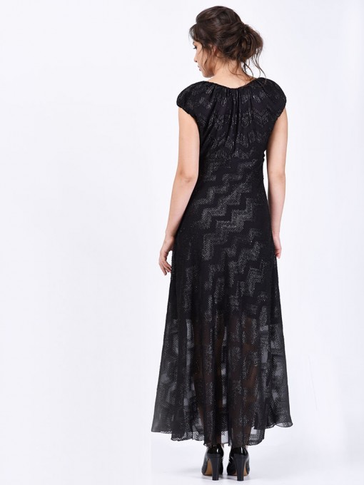 Платье мод. 1677-1 цвет Черный