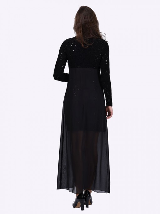 Платье мод. 1680-1 цвет Черный