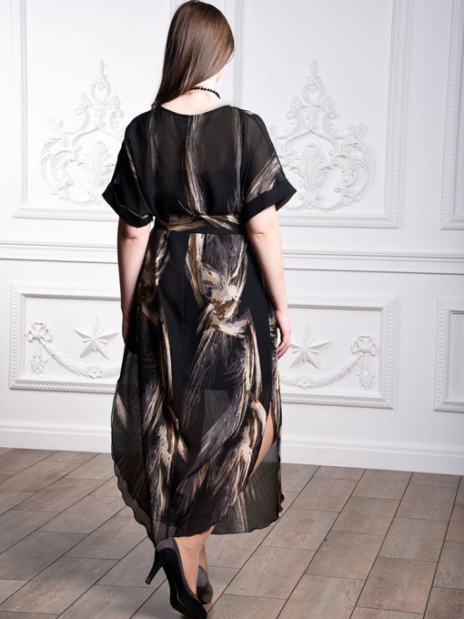 Платье мод. 1688-1 цвет Серый