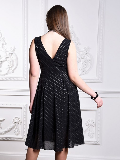 Платье мод. 1715-1 цвет Черный