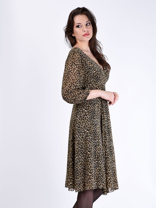 Платье мод. 1715-2 цвет Леопардовый