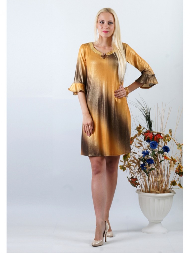 Платье мод. 1777 цвет Золотой