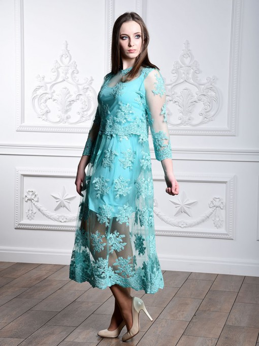Платье мод. 1794 цвет Мятный