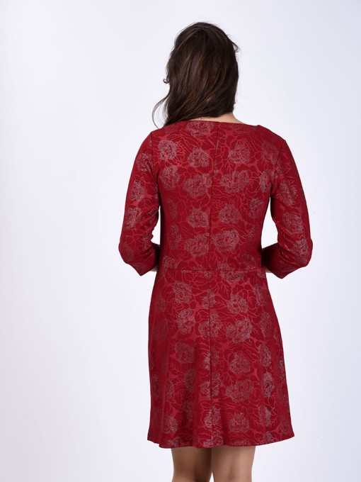 Платье мод. 1796 цвет Бордовый