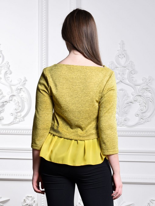 Блуза мод. 1819 цвет Желтый