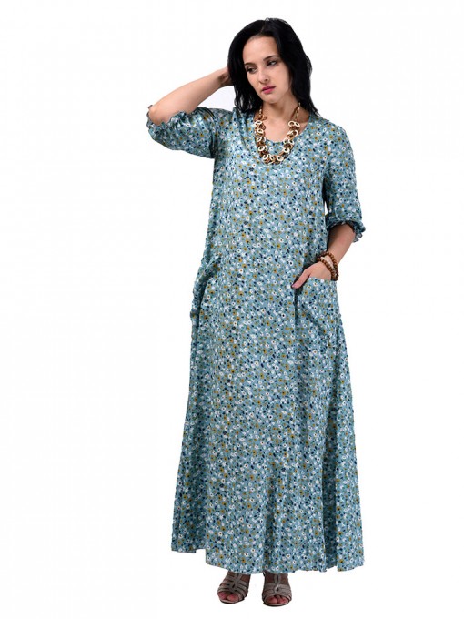 Платье мод. 2701-3 цвет Серо-голубой