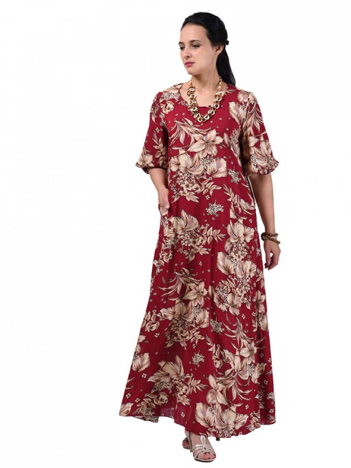 Платье мод. 2701-3 цвет Красный