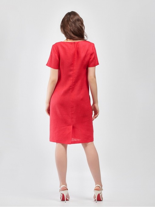 Платье мод. 3444-1 цвет Красный
