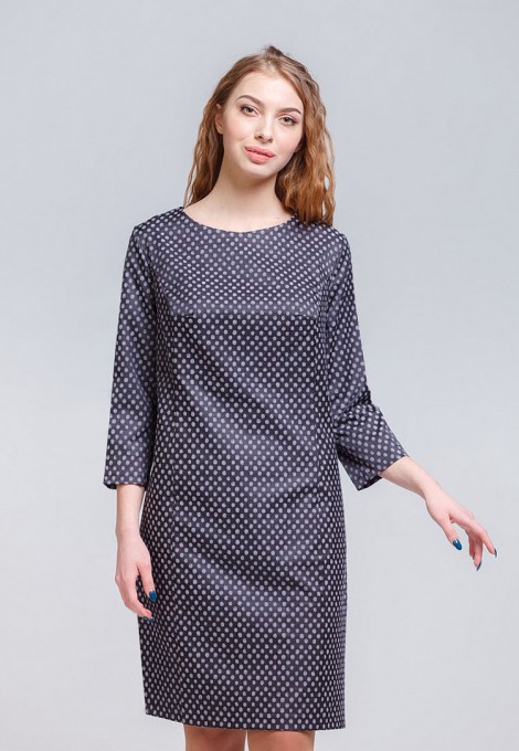 Платье мод. 3447-1 цвет Серый