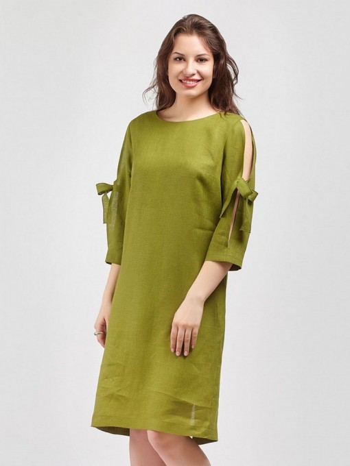 Платье мод. 3448 цвет Зеленый
