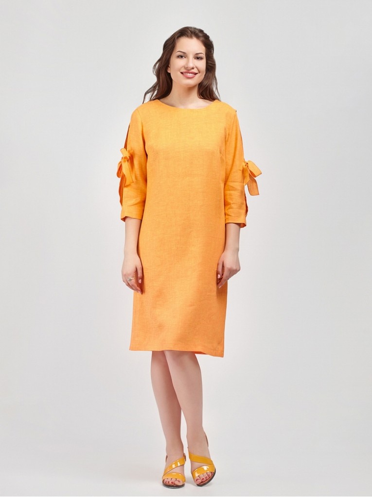 Платье мод. 3448 цвет Оранжевый