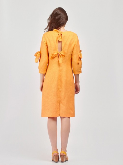 Платье мод. 3448 цвет Оранжевый