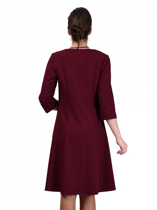 Платье мод. 3452 цвет Бордовый