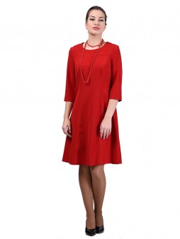 Платье мод. 3452 цвет Красный