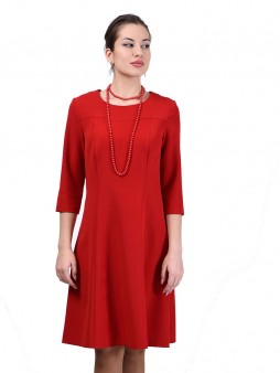Платье мод. 3452 цвет Красный