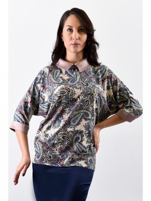 Блуза мод. 3502 цвет Огурцы