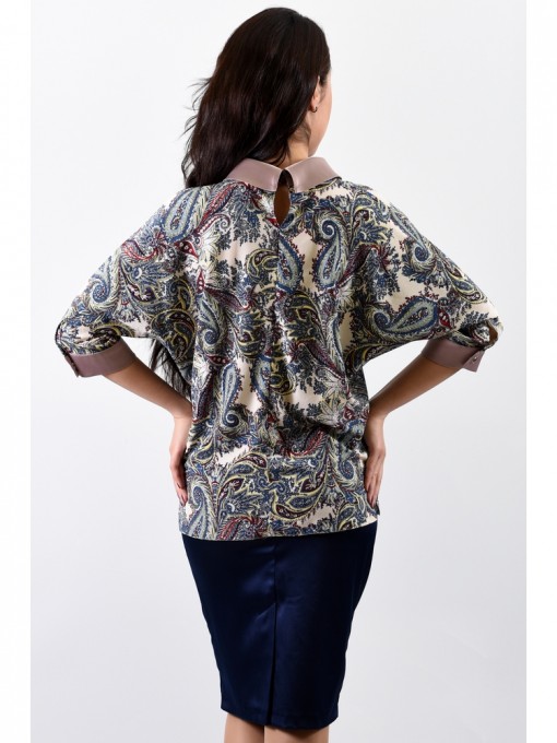 Блуза мод. 3502 цвет Огурцы