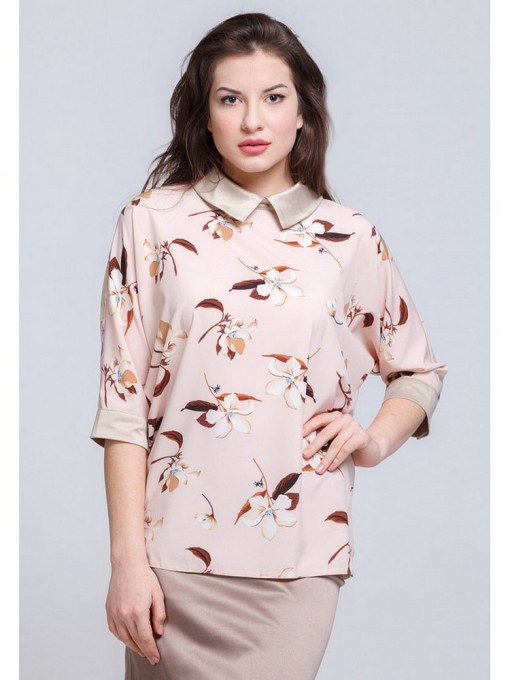 Блуза мод. 3502 цвет Розовый