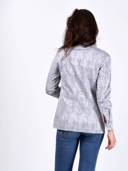 Блуза мод. 3518 цвет Серый