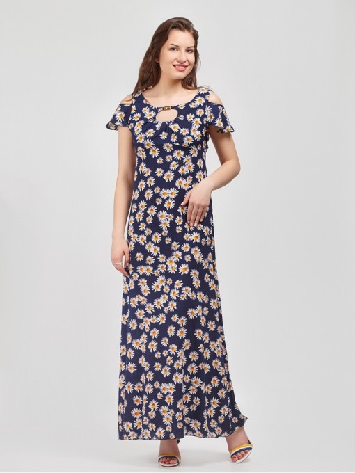 Платье мод. 3712-1 цвет Синий