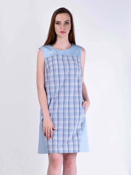 Платье мод. 3731-1 цвет Голубой