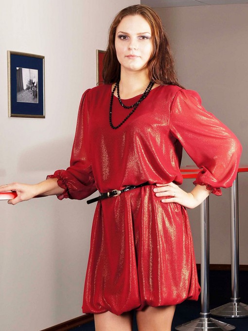 Платье мод. 4503 цвет Бордовый
