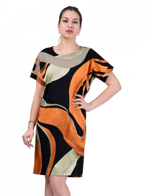 Платье мод. 6403 цвет Оранжевый