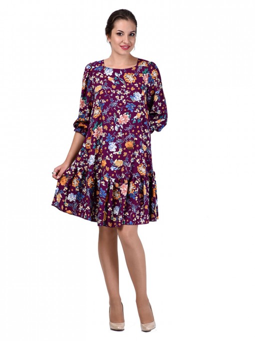 Платье мод. 6405 цвет Фиолетовый