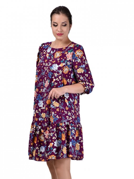 Платье мод. 6405 цвет Фиолетовый