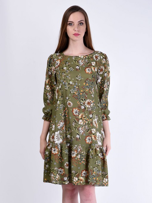 Платье мод. 6405 цвет Зеленый