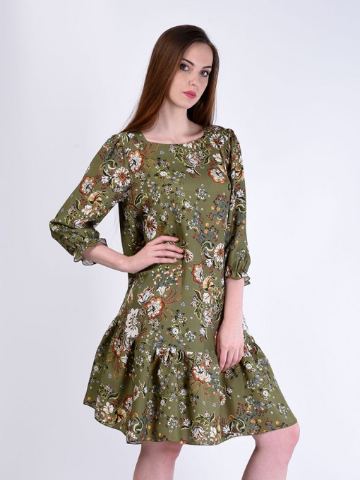 Платье мод. 6405 цвет Зеленый