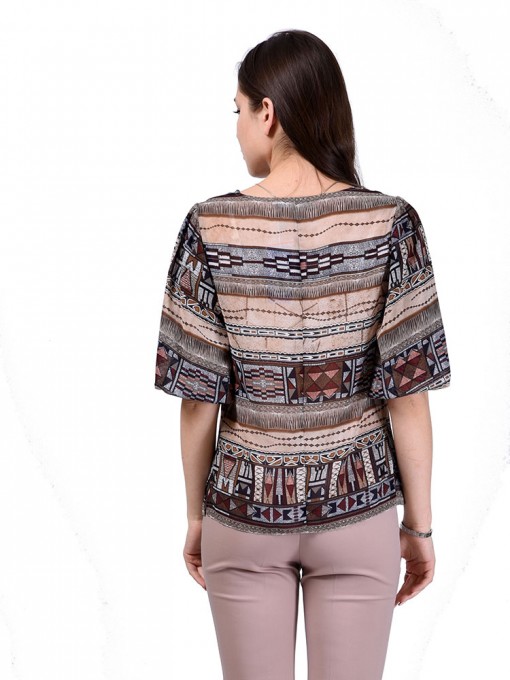 Блуза мод. 6510 цвет Бежевый
