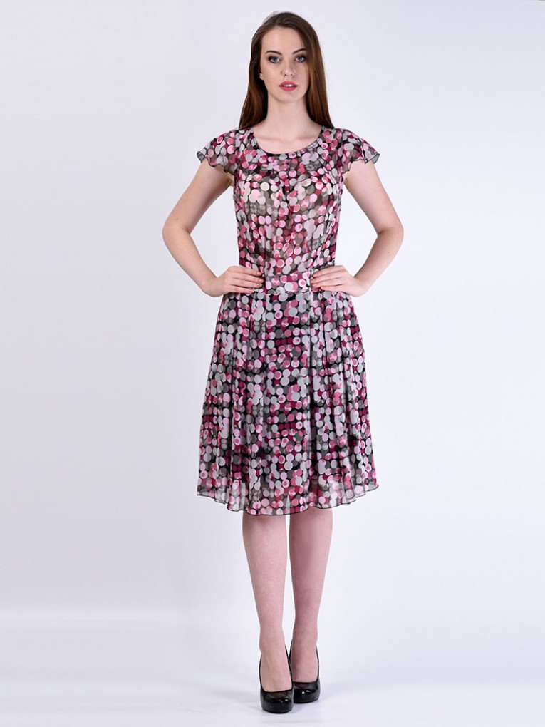 Платье мод. 6701-1 цвет Розовый